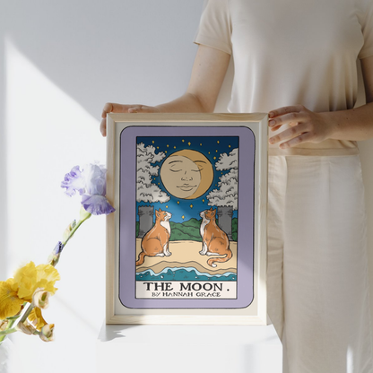 The Moon Tarot Card Print (A3)