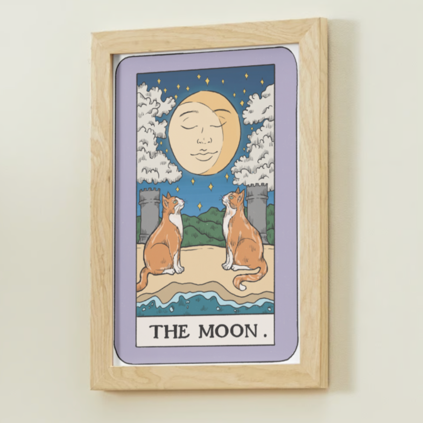 The Moon Tarot Card Print (A3)