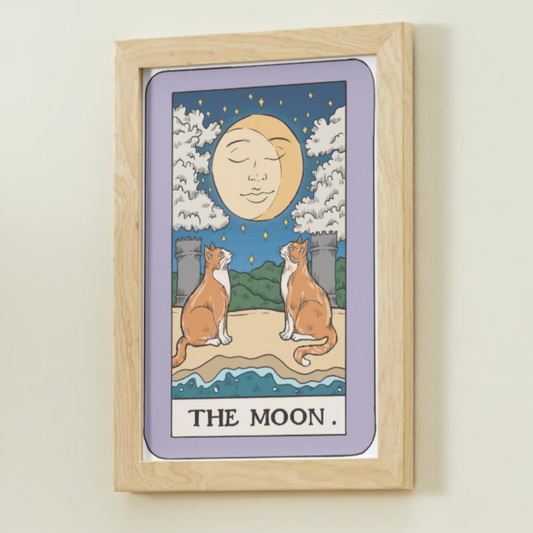 The Moon Tarot Card Print (A3)